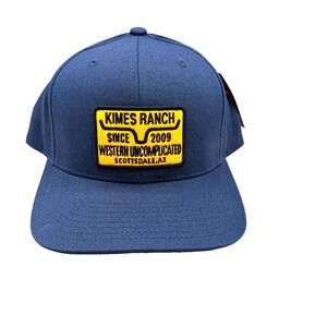 Kimes Ranch Black Hawk Trucker Hat Snapback Men's Cowboy Landman Western NEW